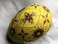 WIP Ukrainian Easter Egg Batik Art Pysanky By So Jeo : pysanky pysanka ukrainian easter egg batik art sojeo flowers circles medallions rose pussy willows vines leaves